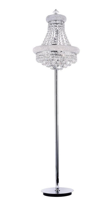 CWI Lighting Empire 8 Light Floor Lamp With Chrome Finish Model: 8001F18C