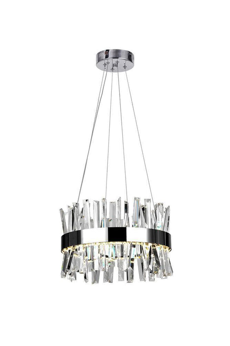 CWI Lighting Faye LED Chandelier With Chrome Finish Model: 1086P18-601