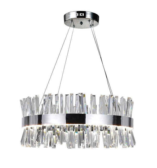 CWI Lighting Faye LED Chandelier With Chrome Finish Model: 1086P26-601