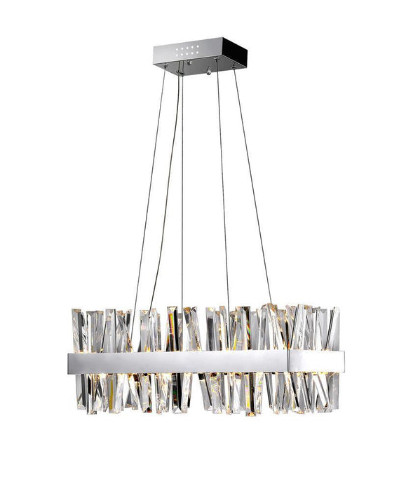 CWI Lighting Faye LED Chandelier With Chrome Finish Model: 1086P26-601-RC