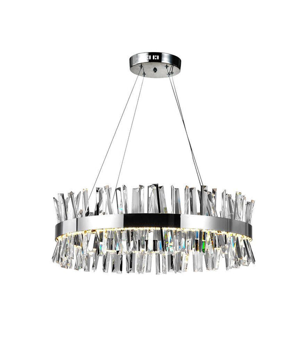 CWI Lighting Faye LED Chandelier With Chrome Finish Model: 1086P32-601