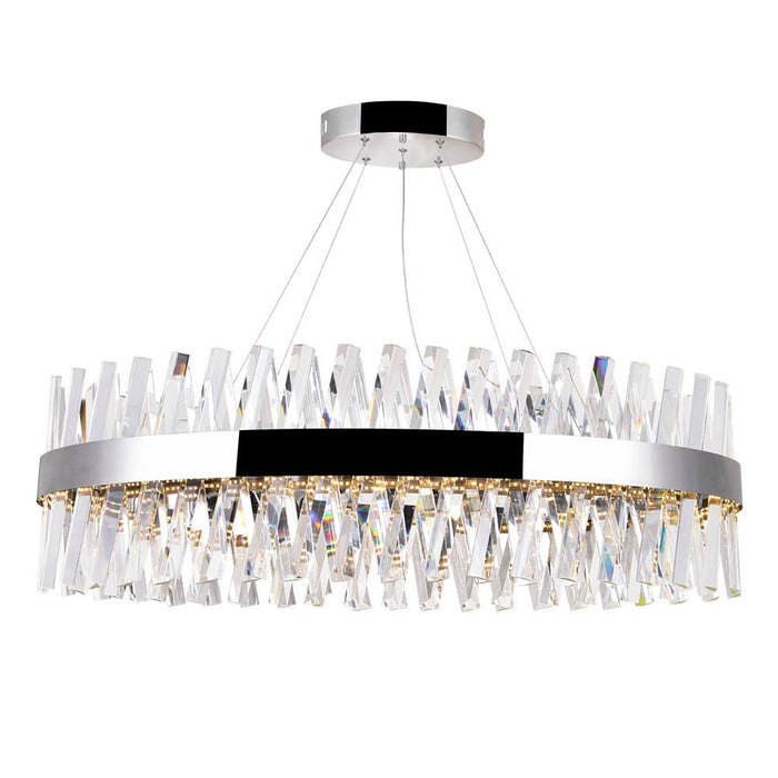 CWI Lighting Glace LED Chandelier With Chrome Finish Model: 1220P40-601-O