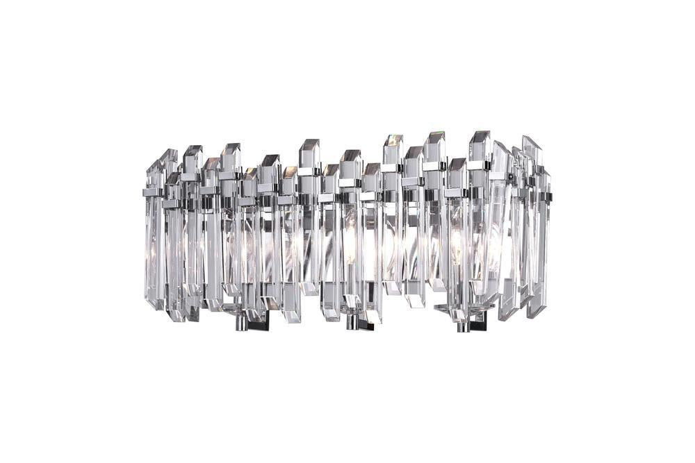 CWI Lighting Henrietta 3 Light Wall Sconce With Chrome Finish Model: 1065W21-3-601