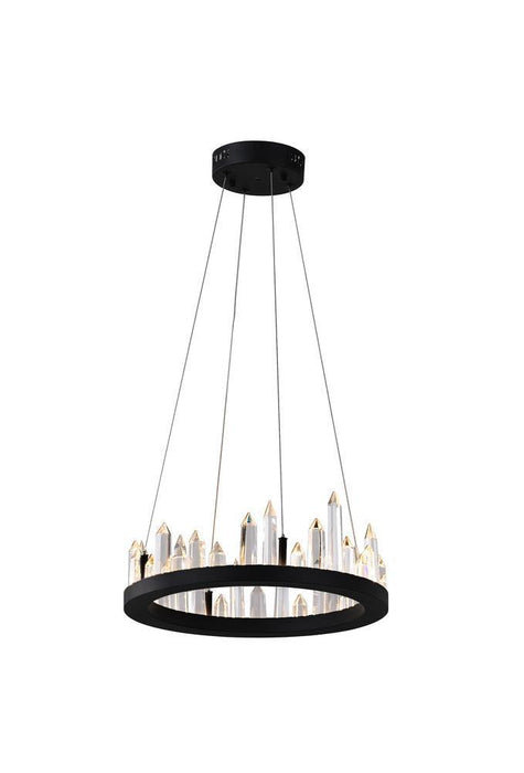 CWI Lighting Juliette LED Chandelier With Black Finish Model: 1043P16-101