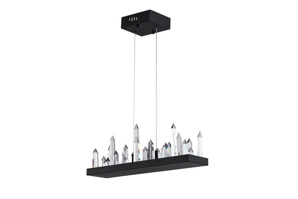 CWI Lighting Juliette LED Chandelier With Black Finish Model: 1043P34-101-RC