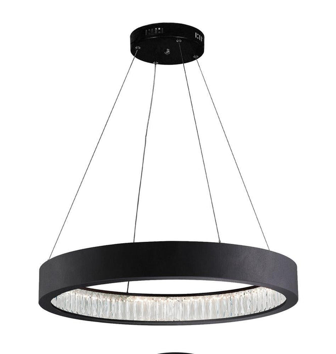 CWI Lighting LED Chandelier With Matte Black Finish Model: 1040P26-101