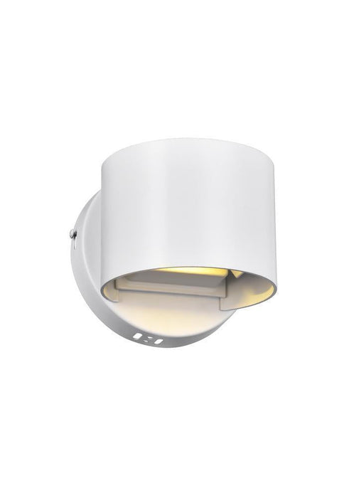 CWI Lighting Lilliana LED Wall Sconce With White Finish Model: 7148W5-103-R