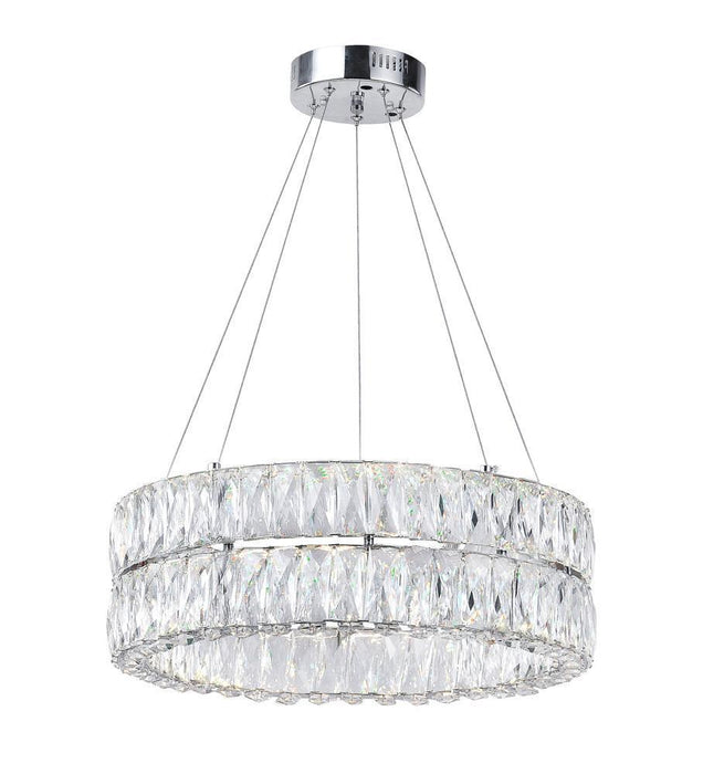 CWI Lighting Madeline LED Chandelier With Chrome Finish Model: 1044P20-601-R-2C