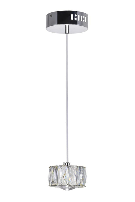 CWI Lighting Milan LED Mini Pendant With Chrome Finish Model: 5636P4-1-601