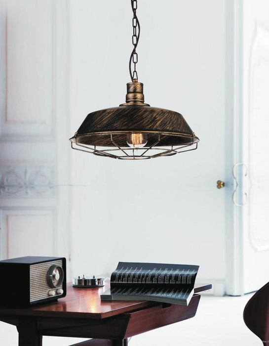 CWI Lighting Morgan 1 Light Down Pendant With Black Finish Model: 9611P18-1-101