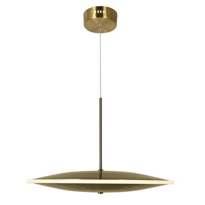 CWI Lighting Ovni LED Pendant With Brass Finish Model: 1204P16-1-625-A