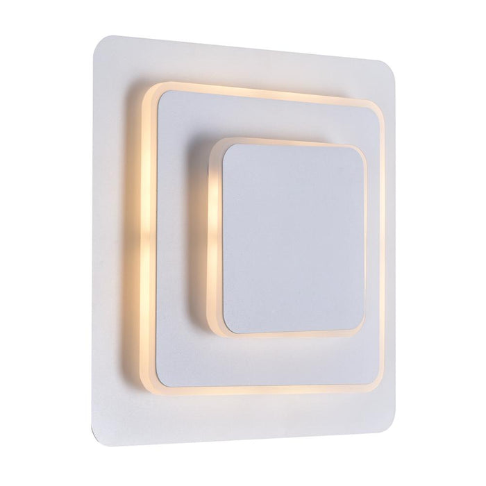 CWI Lighting Private I LED Sconce With Matte White Finish Model: 1238W9-103