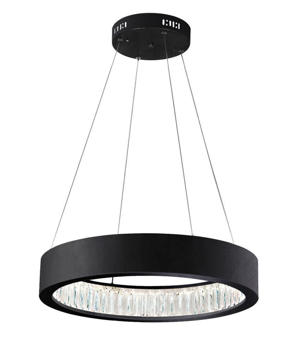 CWI Lighting LED Chandelier With Matte Black Finish Model: 1040P20-101