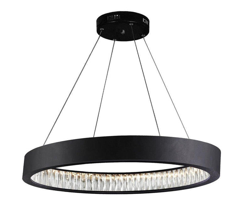 CWI Lighting LED Chandelier With Matte Black Finish Model: 1040P32-101-O