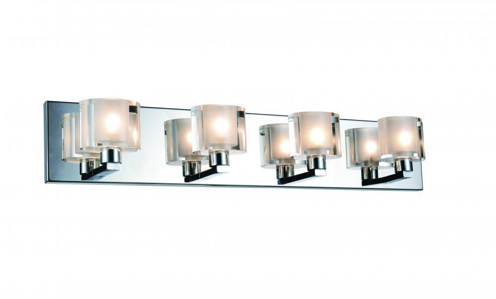 CWI Lighting Tina 4 Light Wall Sconce With Chrome Finish Model: 5540W25C-601