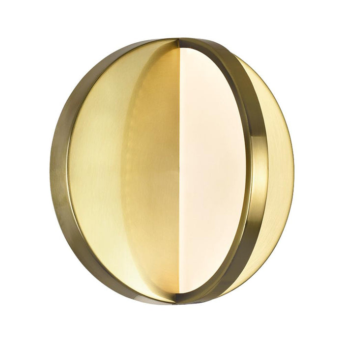 CWI Lighting Tranche LED Sconce With Brushed Brass Finish Model: 1206W7-1-629-A