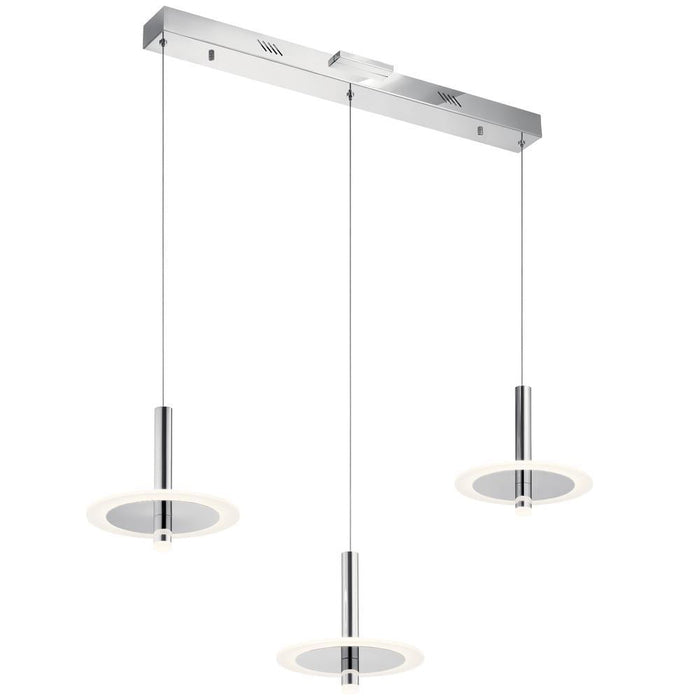 Elan Korfu Linear Chandelier 3 Light LED Model: 84139