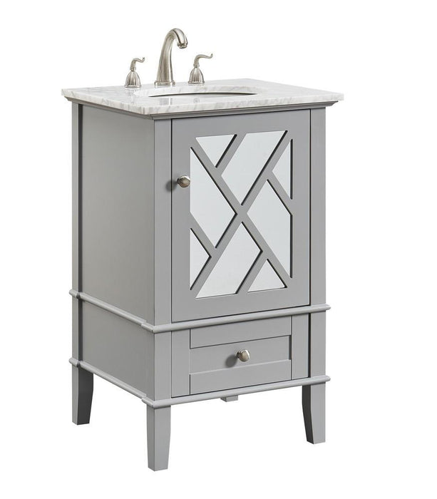 Elegant Decor Luxe 21 Inch . Single Bathroom Vanity Set Inch Model: VF30221GR