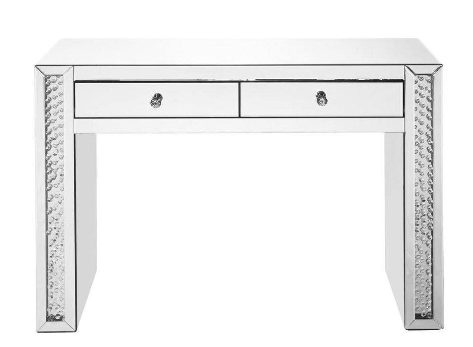 Elegant Decor Modern 47 Inch Rectangle Crystal Vanity Table In Model: MF91017