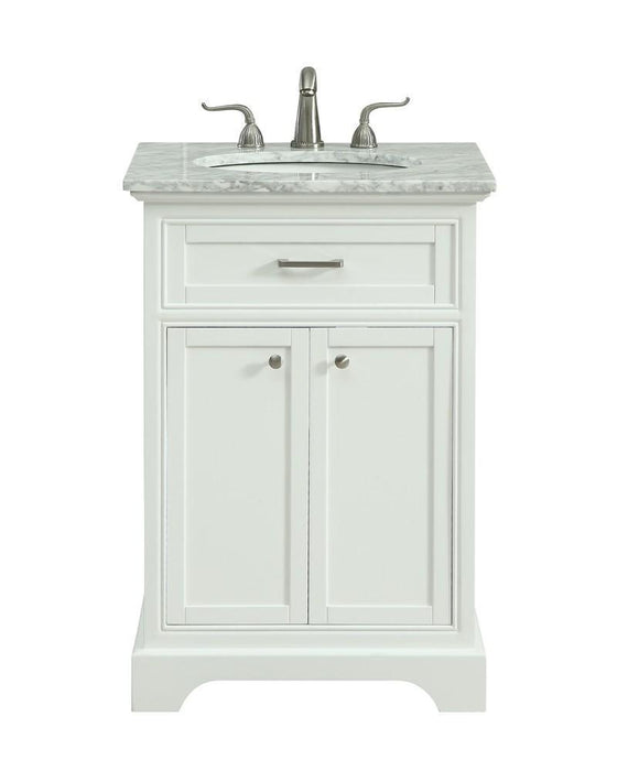 Elegant Decor 24 Inch . Single Bathroom Vanity Set Inch Model: VF15024WH