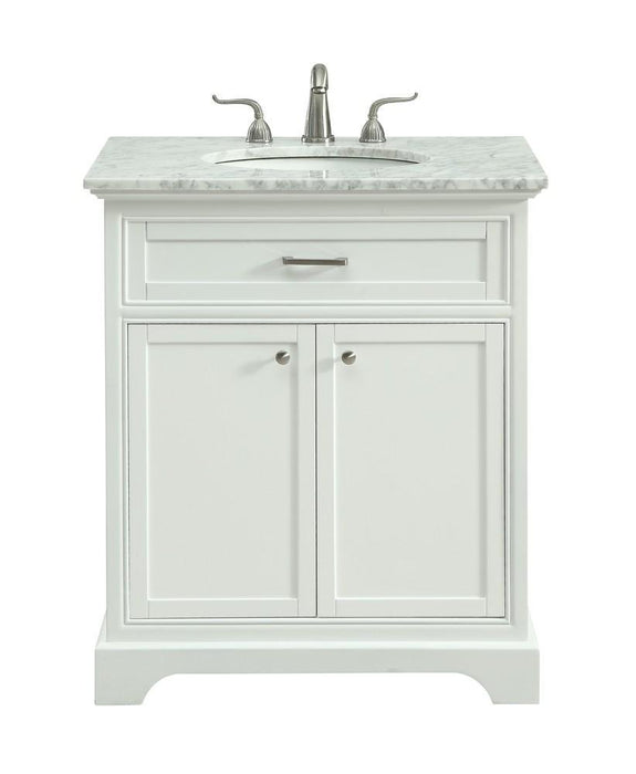 Elegant Decor 30 Inch . Single Bathroom Vanity Set Inch Model: VF15030WH