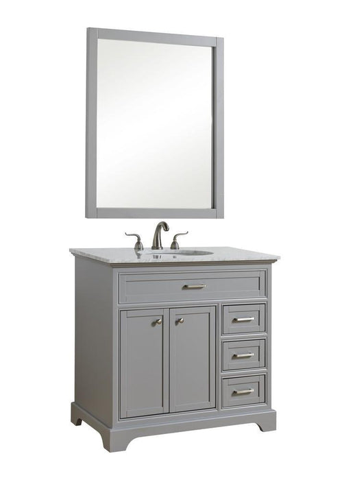 Elegant Decor 36 Inch . Single Bathroom Vanity Set Inch Model: VF15036GR