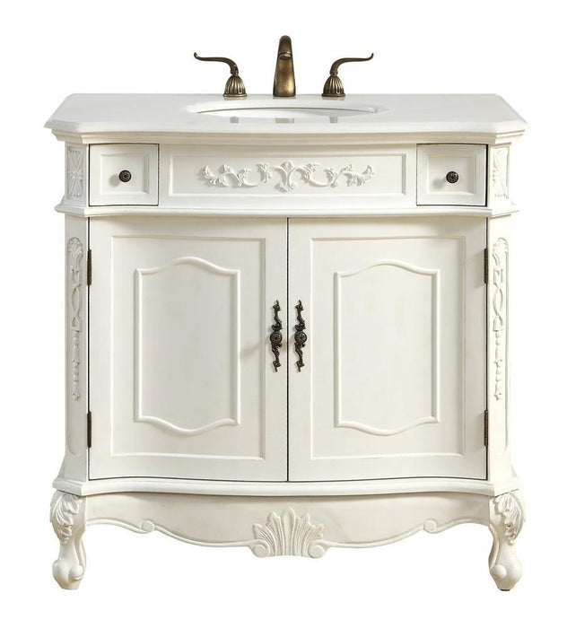 Elegant Decor Danville 36 Inch . Single Bathroom Vanity Set Inch Model: VF10636AW