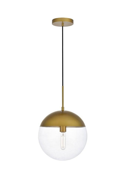 Elegant Lighting Eclipse 1 Light Pendant Model: LD6043BR