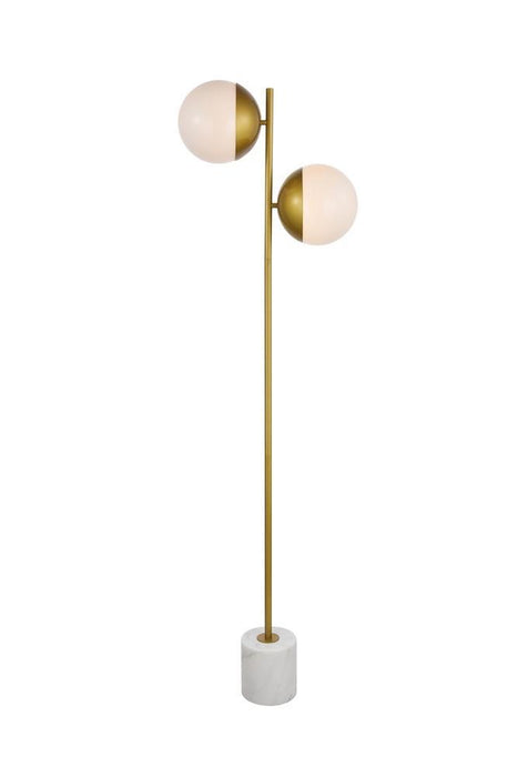 Elegant Lighting Eclipse 2 Light Floor Lamp Model: LD6114BR