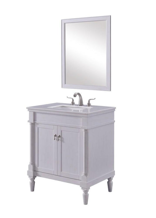 Elegant Decor Lexington 30 Inch . Single Bathroom Vanity Set Inch Model: VF13030AW