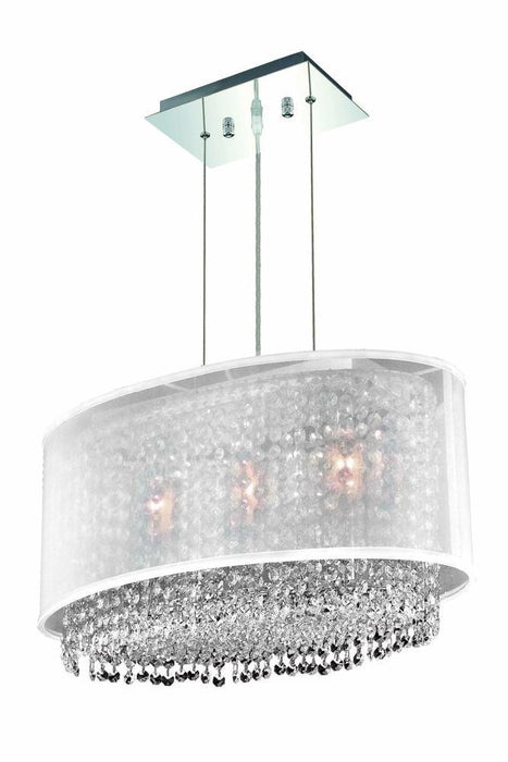 Elegant Lighting Moda 3 Light Pendant Model: 1692D21C-CL03/RC