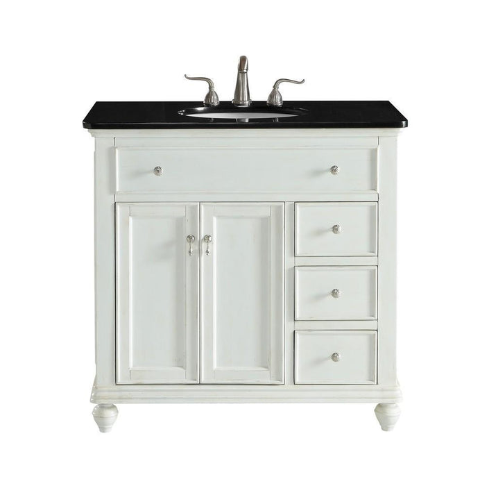 Elegant Decor Otto 36 Inch . Single Bathroom Vanity Set Inch Model: VF12336AW