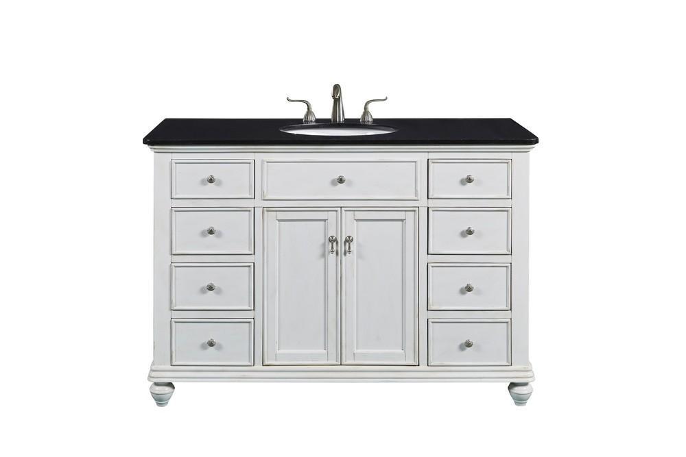 Elegant Decor Otto 48 Inch . Single Bathroom Vanity Set Inch Model: VF12348AW