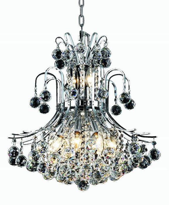 Elegant Lighting Toureg 11 Light Pendant Model: V8001D19C/SS