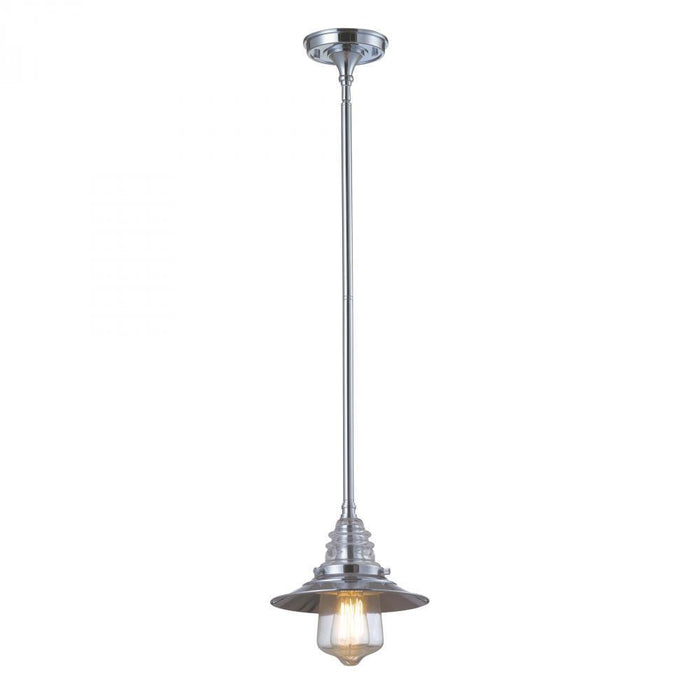 Elk Insulator Glass 1 Light Pendant In Polished Model: 66807-1