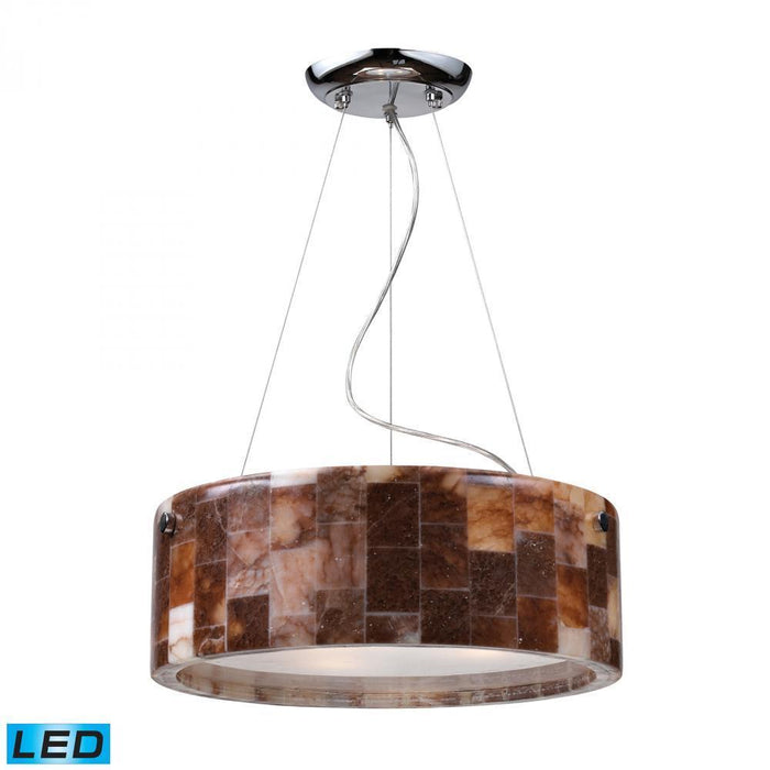 Elk Trevett 3 Light Chandelier In Polished Chrome Model: 19095/3-LED