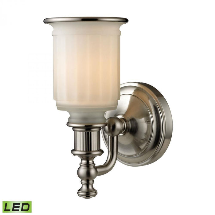 Elk Acadia 1 Light Vanity Lamp In Brushed Nickel Model: 52000/1-LED