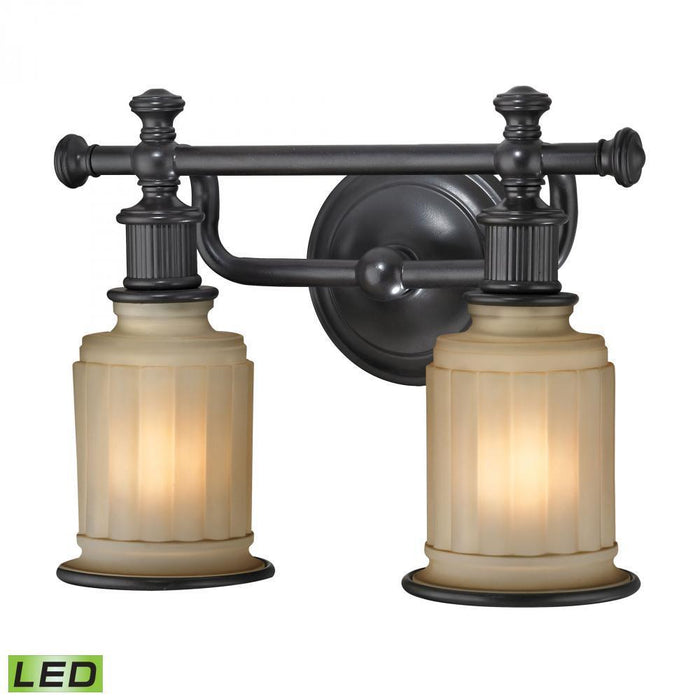 Elk Acadia 2 Light Vanity Lamp In Oiled Bronze Model: 52011/2-LED