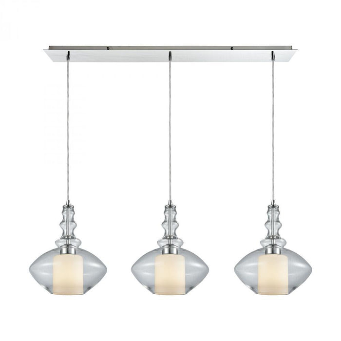 Elk Alora 3 Light Linear Mini Pendant Fixture In Model: 56500/3LP