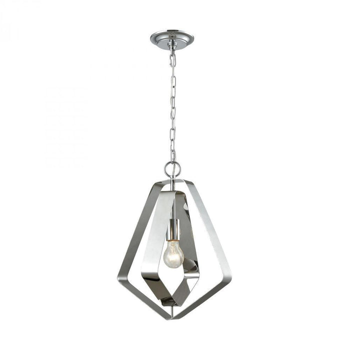 Elk Anguluxe 1 Light Pendant In Polished Chrome Model: 33170/1