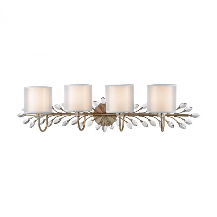 Elk Asbury 4 Light Vanity Light In Aged Silver Model: 16279/4