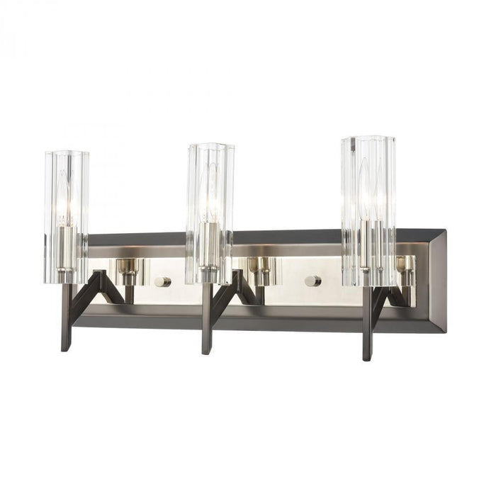 Elk Aspire 3 Light Vanity Light In Black Nickel Model: 55071/3