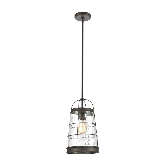 Elk Azaria 1 Light Mini Pendant In Oil Rubbed Model: 57310/1