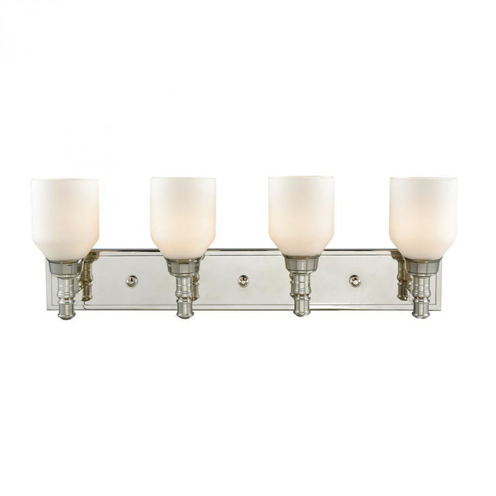 Elk Baxter 4 Light Vanity Lamp In Polished Nickel Model: 32273/4