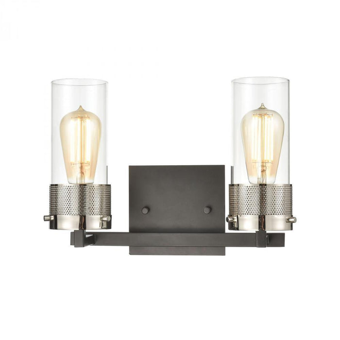 Elk Bergenline 2 Light Vanity Light In Matte Model: 12141/2