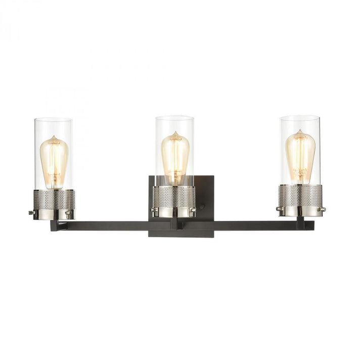 Elk Bergenline 3 Light Vanity Light In Matte Model: 12142/3