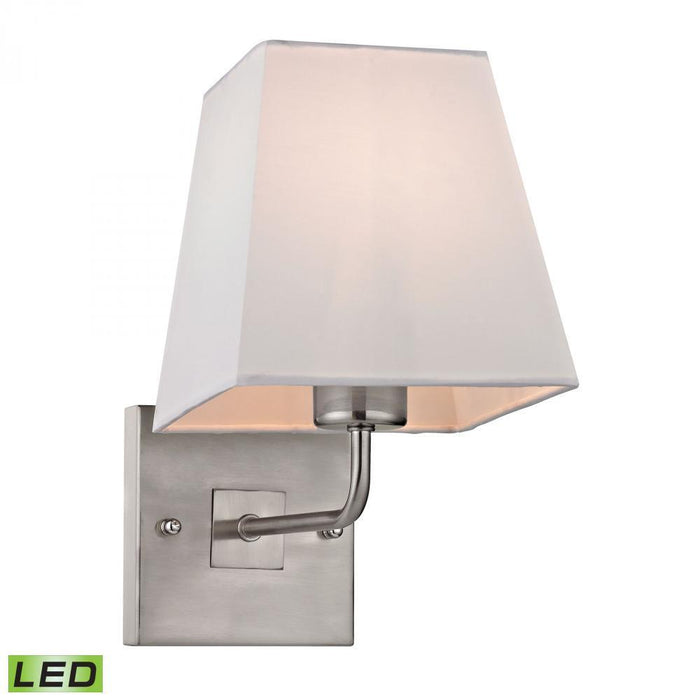 Elk Beverly 1 Light Wall Lamp In Brushed Nickel Model: 17152/1-LED