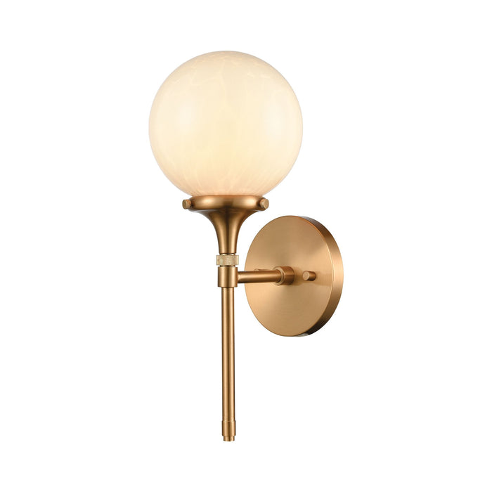 Elk Beverly Hills 1 Light Sconce In Satin Brass Model: 30140/1