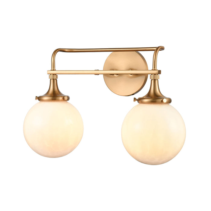 Elk Beverly Hills 2 Light Vanity Light In Satin Model: 30142/2