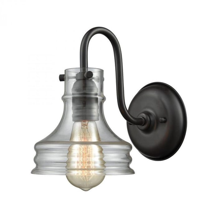 Elk Binghamton 1 Light Wall Lamp In Bronze With Model: 65225/1